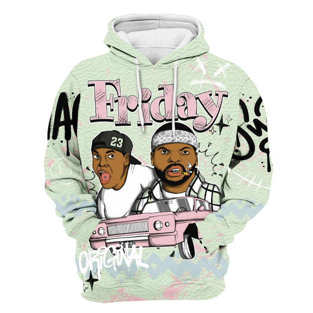 Hoodie To Match Spring Is In The Air 3s - Friday Sneaker Crayon All Over Print