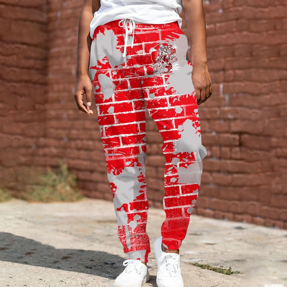 Sweatpant To Match Air Max 1 Low Poly - Seeya Skeleton Brick All Over Print