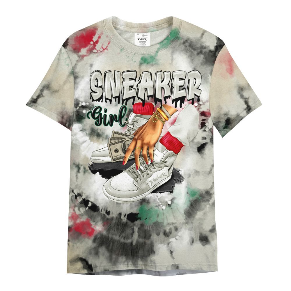 Shirt To Match El Grito 5s - SNEAKER Girl Money Drip Tie Dye All Over Print