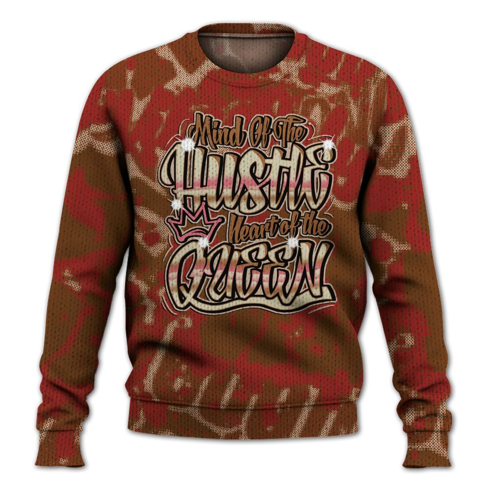 Knitted Sweater To Match Archaeo Brown 5s - Hustles Heart Queens Street