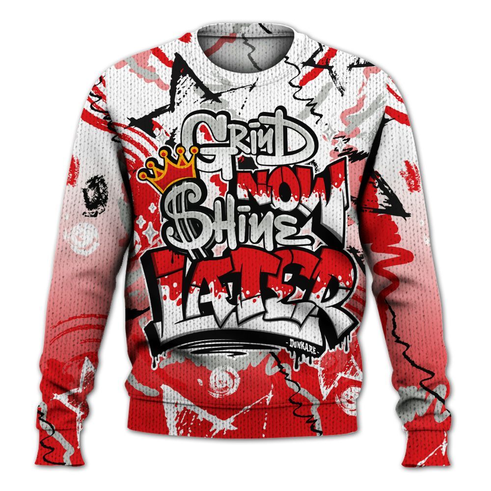 Knitted Sweater To Match Air Max 1 86 Cosmic Clay - Grind Shine Later Drip