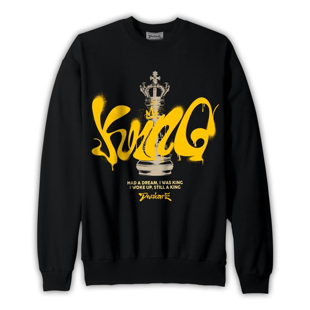 Sweatshirt To match Vivid Sulfur 4s Sweatshirt - Graffiti Chess King Graphic 0205 NMP