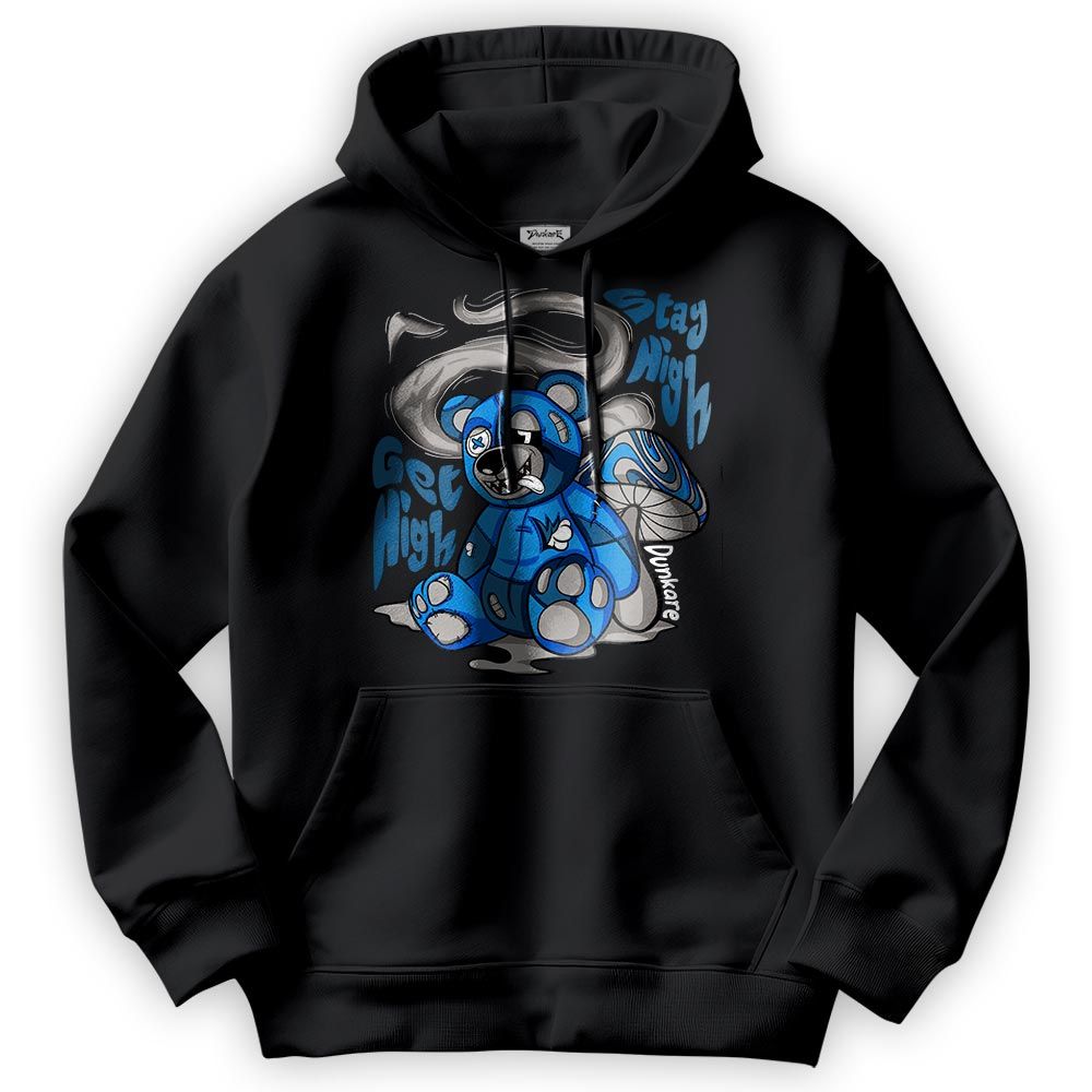 Sweatshirt To Match Hoodie Get High Bear, Military Blue 4s Hoodie To Match Sneaker 2504 NCMD