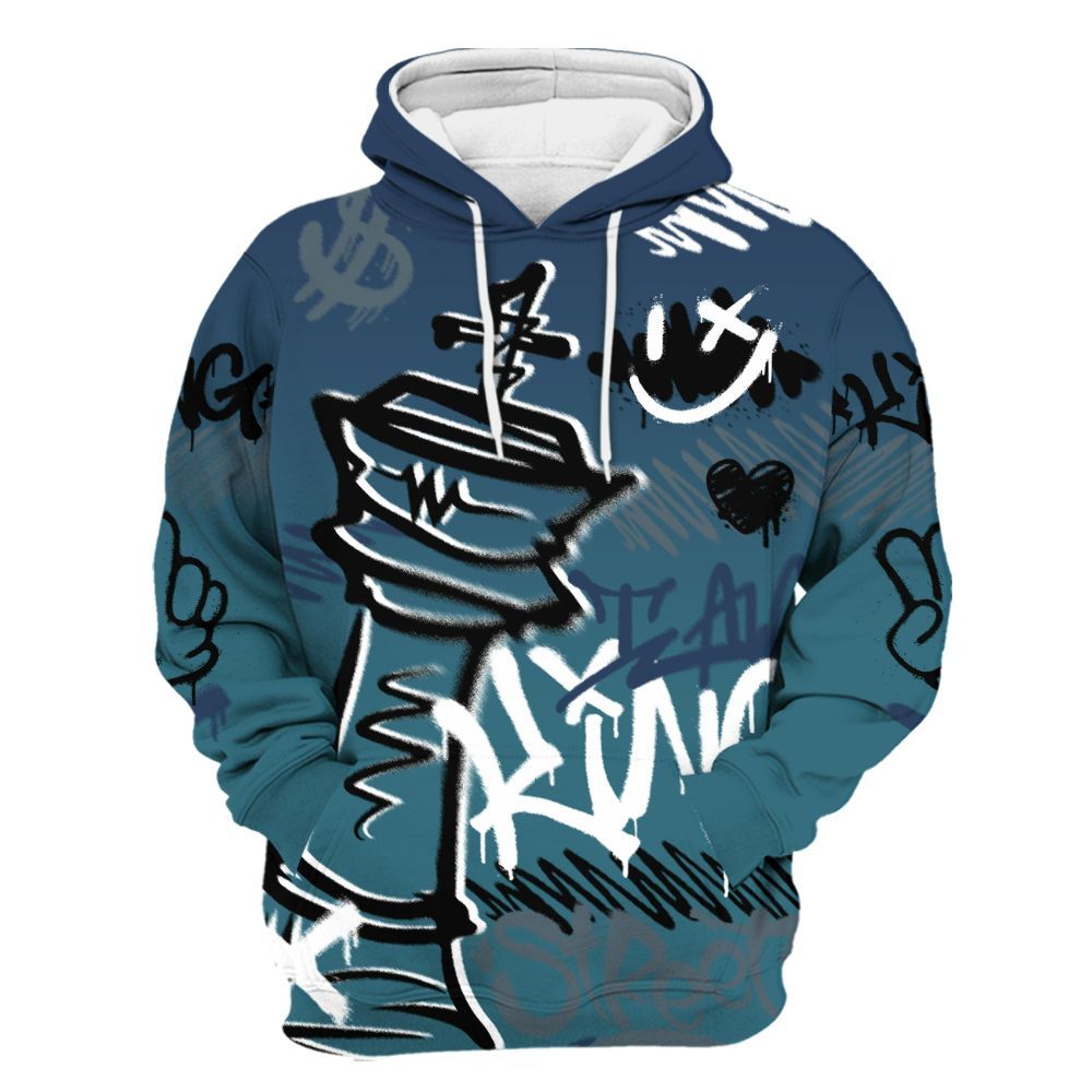 Hoodie To Match Air Foamposite Kazuya Mishima - Street King Chess Streetwear All Over Print