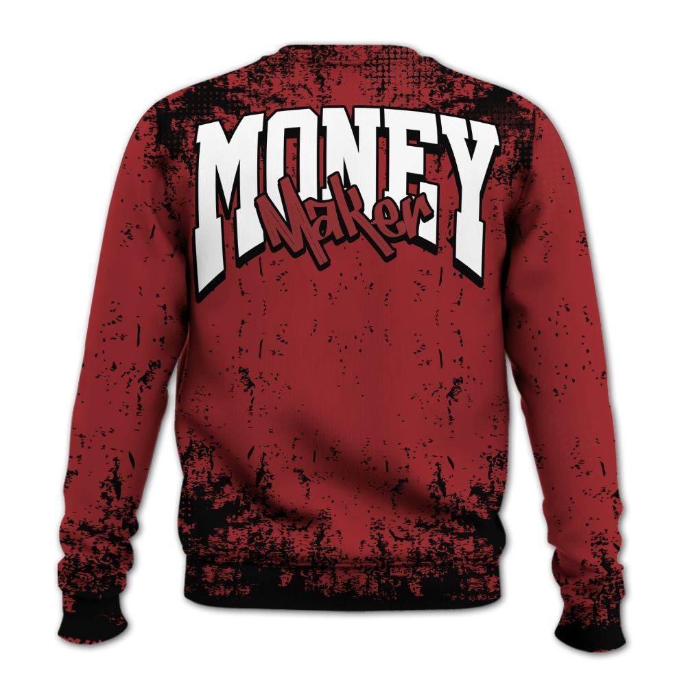 Sweatshirt To Match Alternate Flu Game 12s - Move In Silence Money Street Retro All Over Print