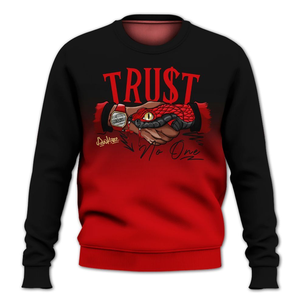 Sweatshirt To Match Ja 2 Halloween - Snake Trust No One Drip All Over Print
