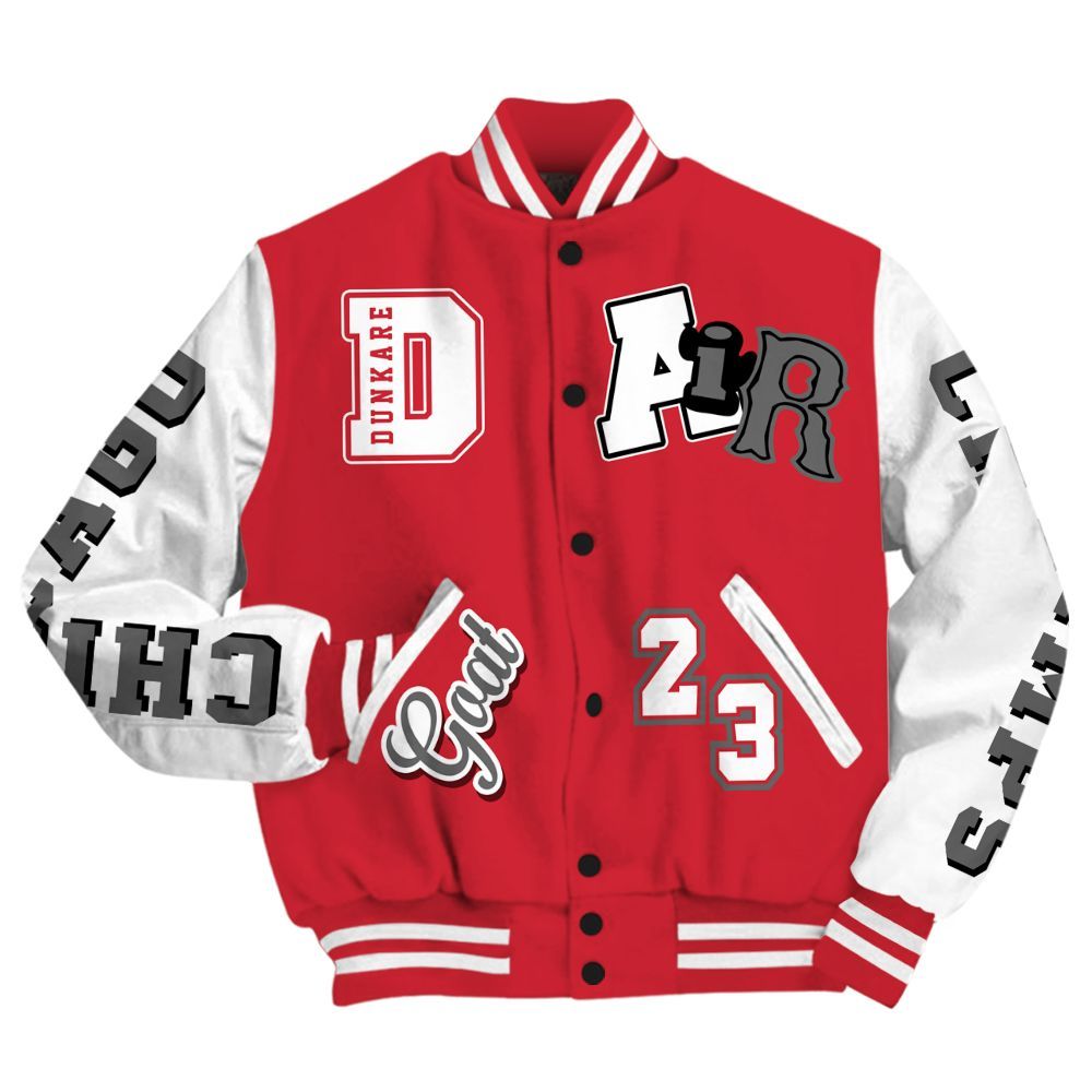 Varsity Jacket To Match Bunny 2025 8s - AIR Number 23 GOAT All Over Print