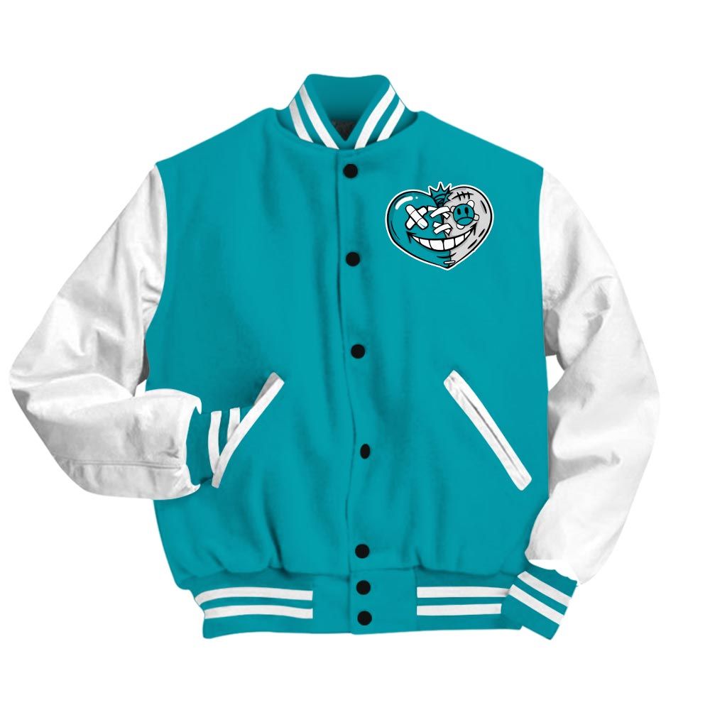 Varsity Jacket To Match Oxidized Green 4s - Love Loser Varsity Jacket Unisex 0905 PAT