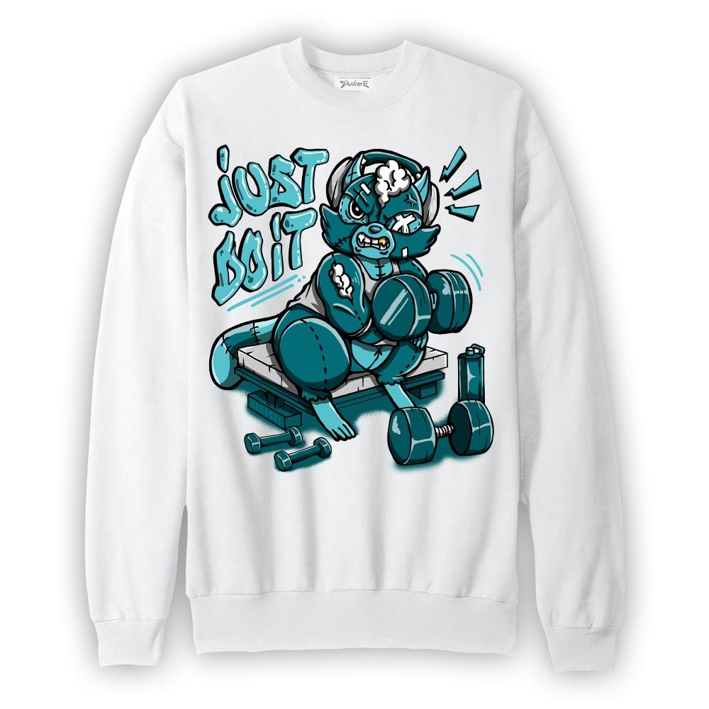 Sweatshirt To match Oxidized Green 4s Sweatshirt - Working Out Raccoon Graphic