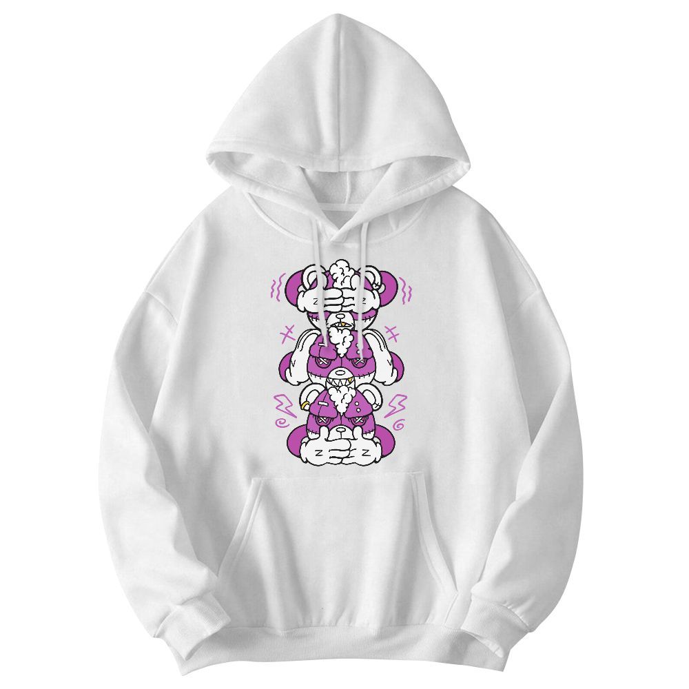 Sweatshirt To Match Hyper Violet 4s - Wisdom Hugz Graphic