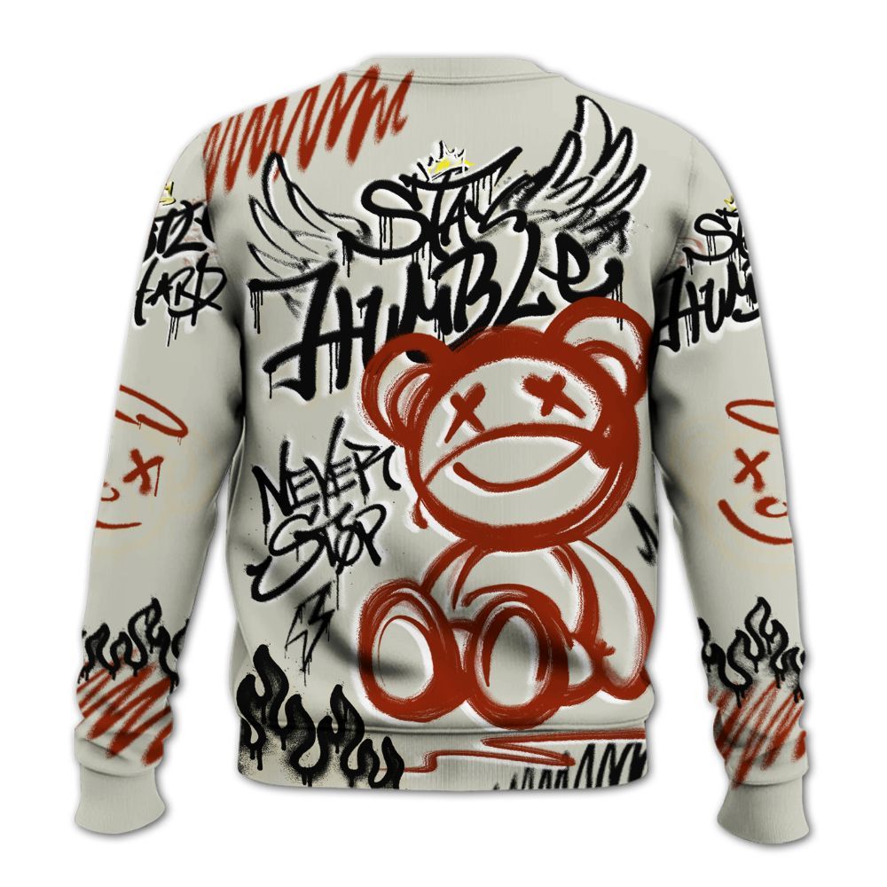Sweatshirt To Match El Grito 5s - Humble Drip Streetwear Graffity All Over Print