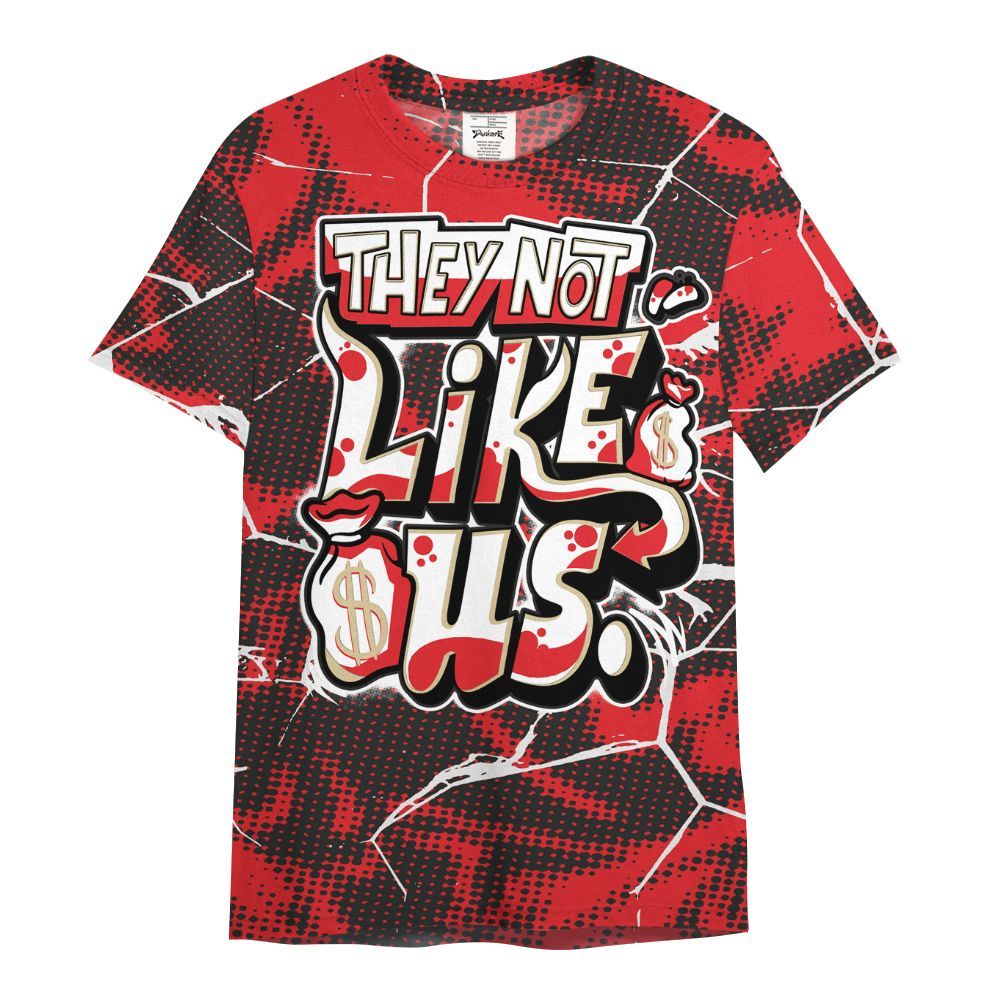 Shirt To Match Prime 93 Fire Red - Dislike Us Graphic All Over Print