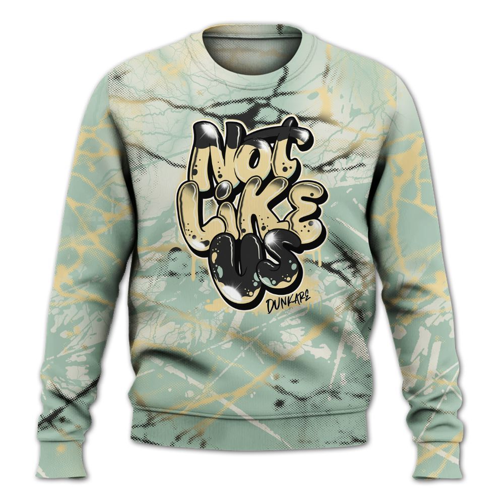 Sweatshirt To Match Joins Year Of The Snake 5s - None Like Us Graphic All Over Print