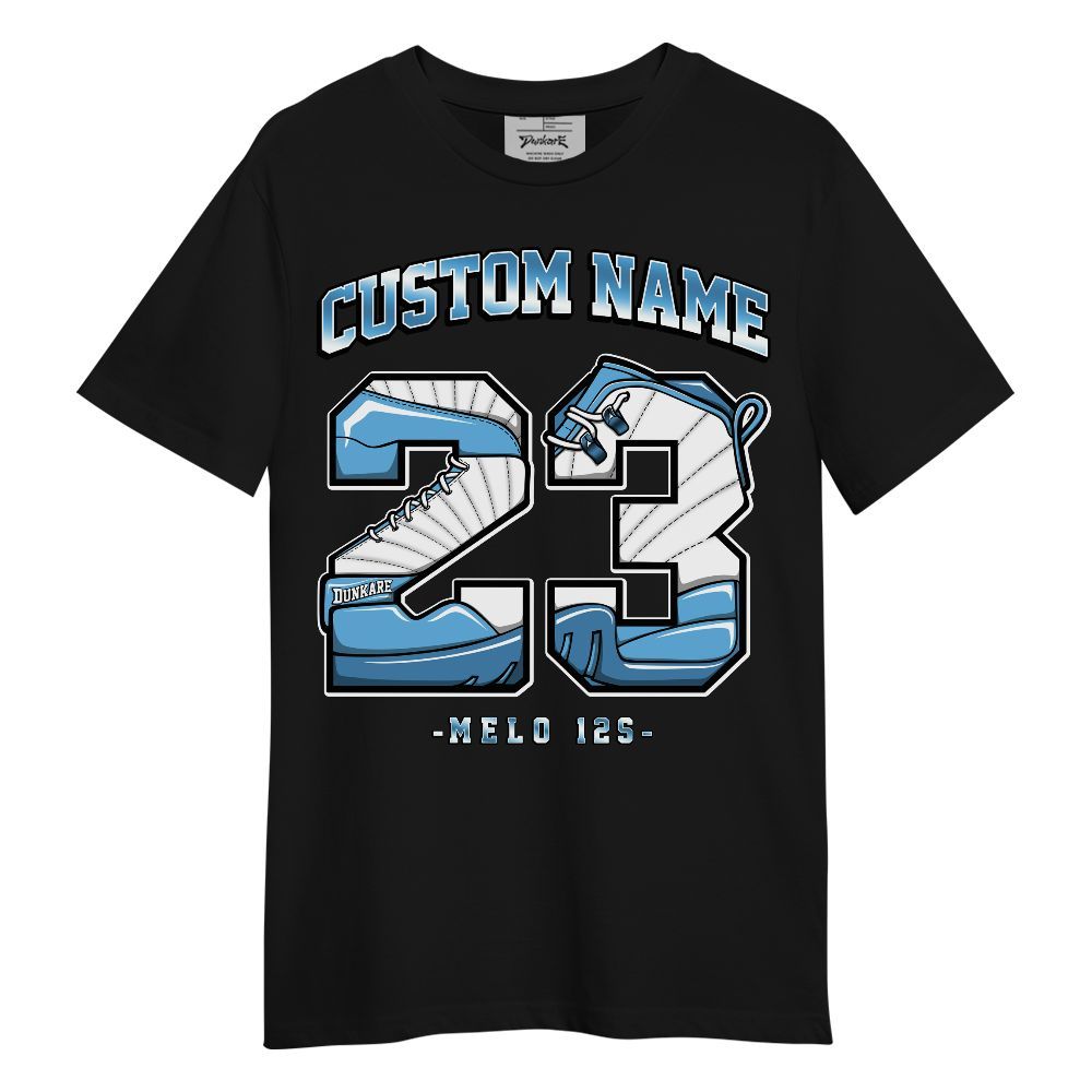 Shirt To Match Melo 12s - Number 23 Custom Name Graphic