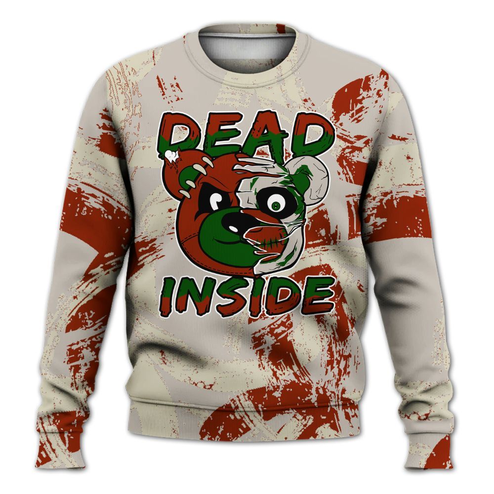 Sweatshirt To Match El Grito 5s - Lifeless Bear Circle Slpash All Over Print