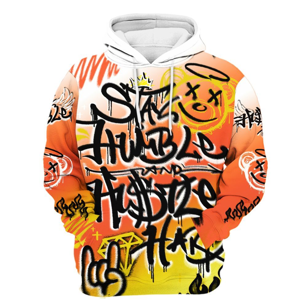 Hoodie To Match Dunk High Candy Corn - Humble Drip Streetwear Graffity All Over Print