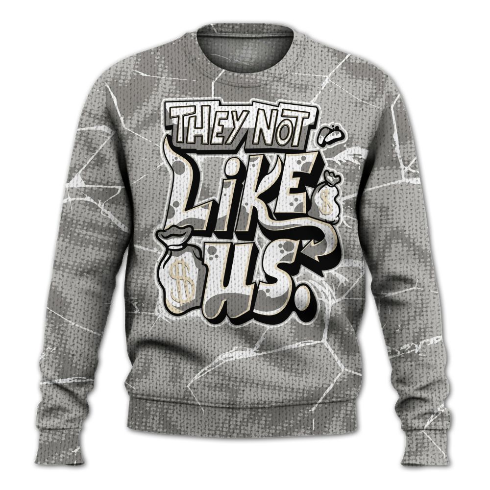 Knitted Sweater To Match Low OG Phantom 1s - Dislike Us Graphic
