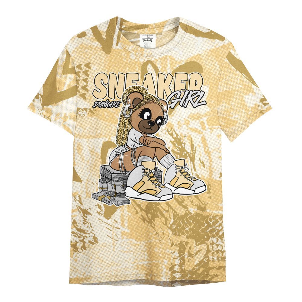 Shirt To Match Craft Paris 6s - Sneaker Girl Bear Heart Grunge All Over Print