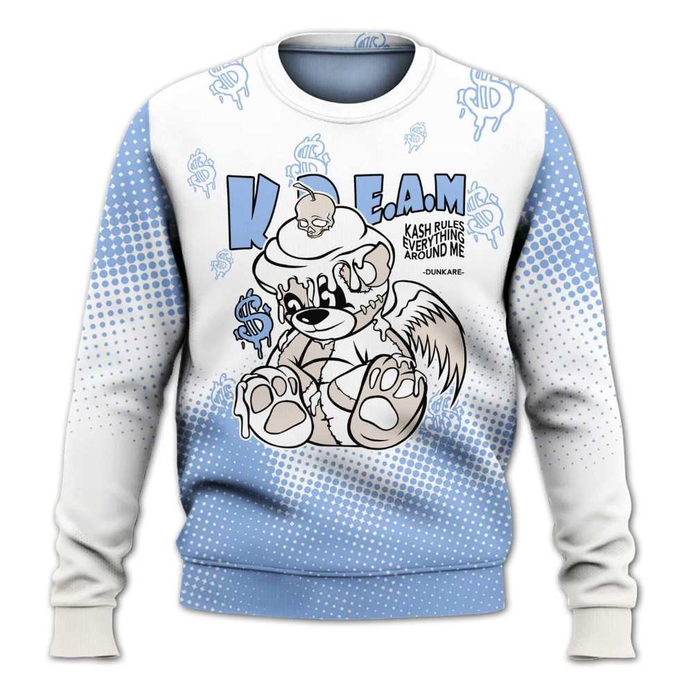 Sweatshirt To Match Air Max 1 Royal Pulse - Loot Bear Unique Drip All Over Print