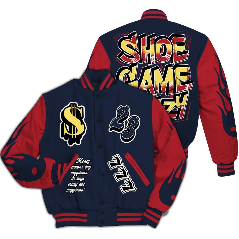 Varsity Jacket To Match Dunk Low COJP What The 2024 - Shoe Game Crazy Graphic All Over Print