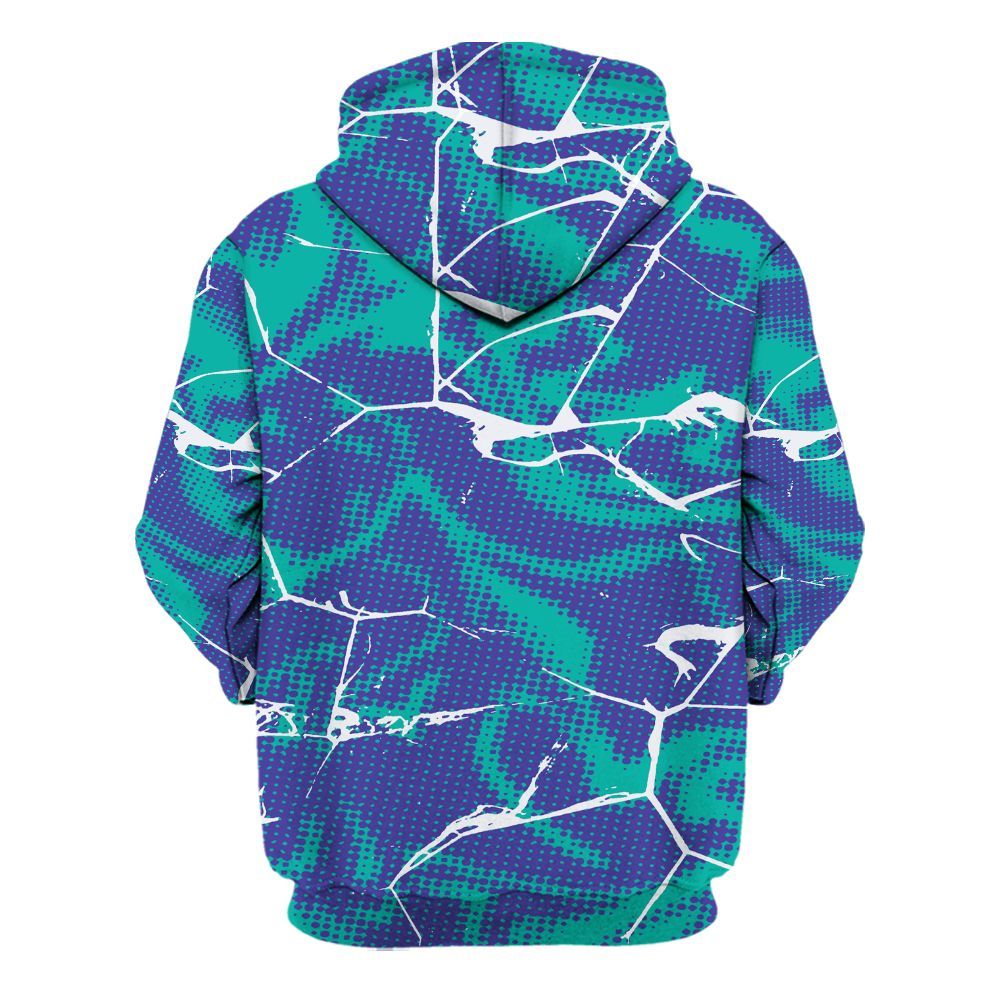 Hoodie To Match Retro Grape 5s - Dislike Us Crack All Over Print
