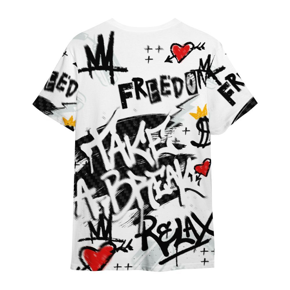 Shirt To Match Kobe 9 Elite Protro Halo - Take Break Freedom Graffiti Streetwear All Over Print