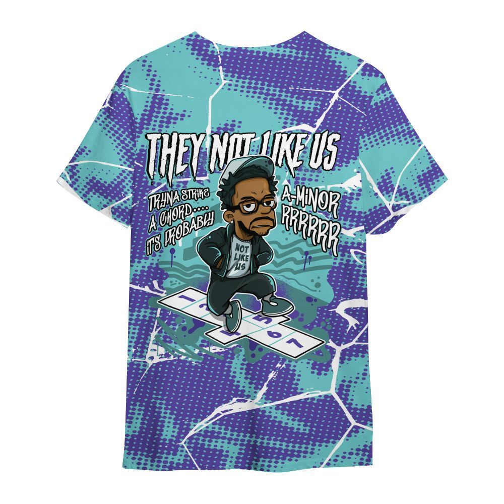 Shirt To Match Low Hornets 1s - Hopscotch Dislike Us Graphic Crack All Over Print