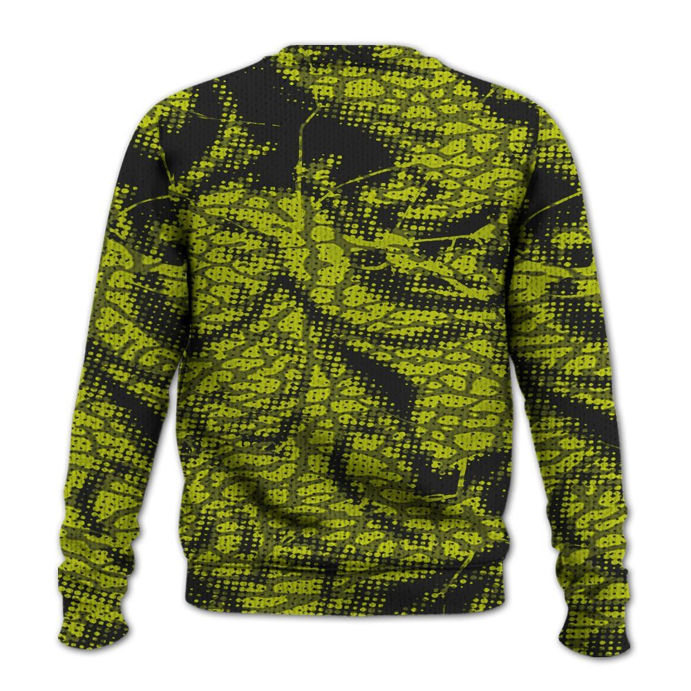 Knitted Sweater To Match Dunk Low QS Halloween Skull - Dislike Us Graphic