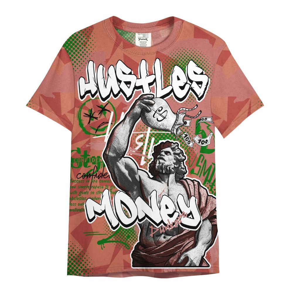 Shirt To Match Dune Red 13s - Huslte Money Retro All Over Print