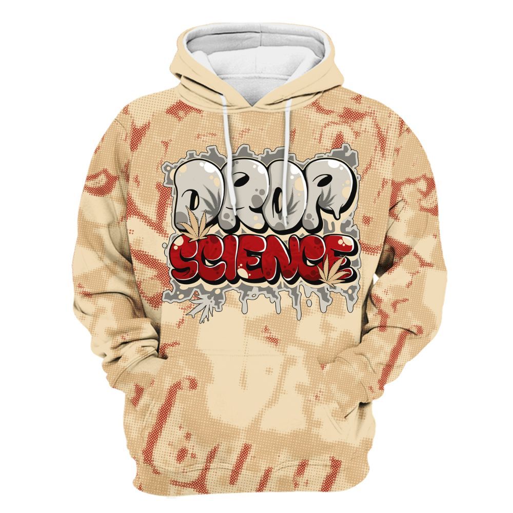 Hoodie To Match Dunk Low Strawberry Waffle - Drop Science Street All Over Print