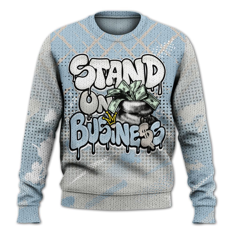 Sweater To Match High OG Alaska 1s - Halftone Stand Business Dripping Graphic