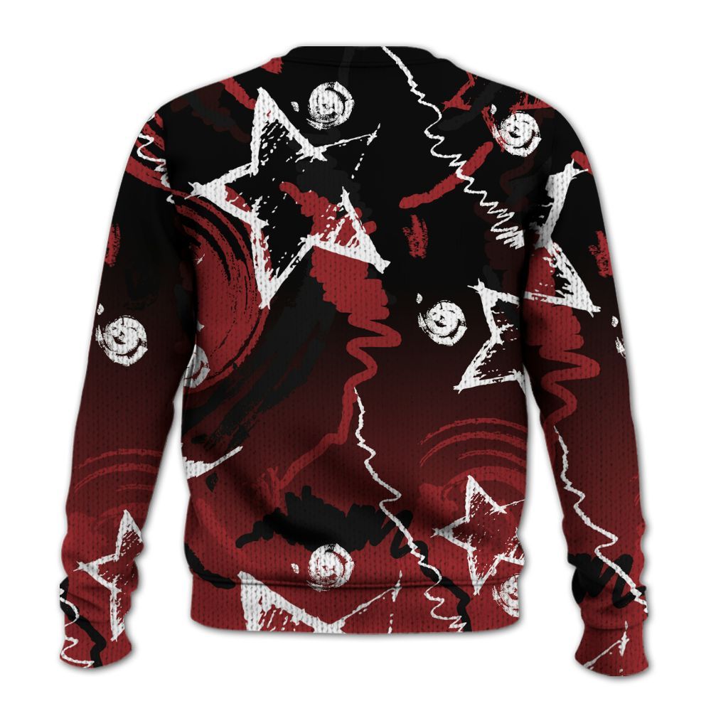 Knitted Sweater To Match Alternate Flu Game 12s - Grind Shine Later Drip