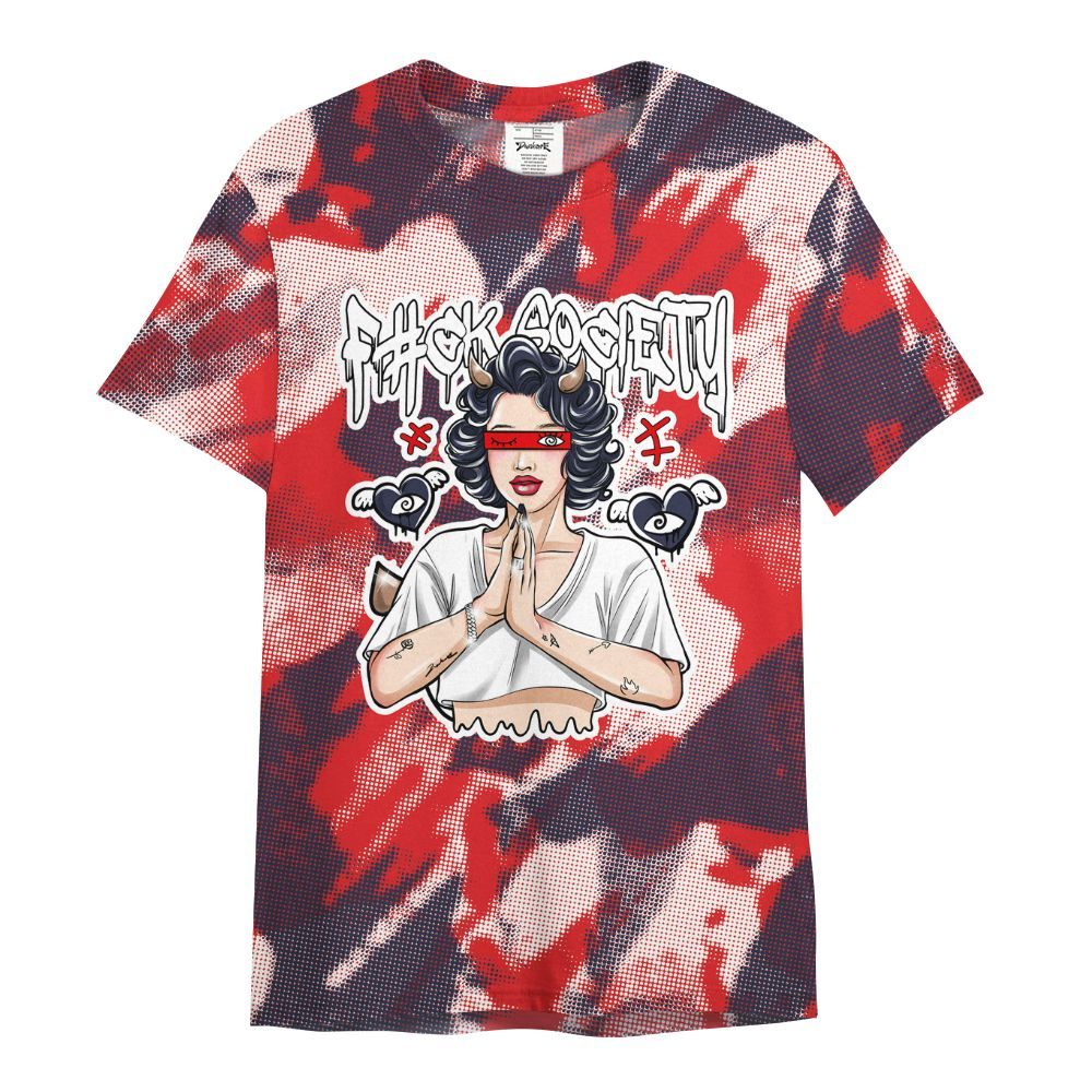 Shirt To Match Low OG Howard Bison 1s - F#ck Xociety Halftone All Over Print