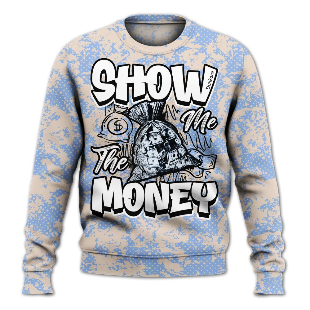 Sweatshirt To Match Air Max 1 Royal Pulse - Show Me The Money Retro All Over Print