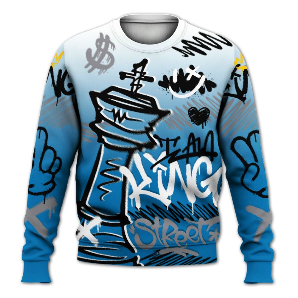 Sweatshirt To Match Wizards 3s - Street King Chess Streetwear All Over Print