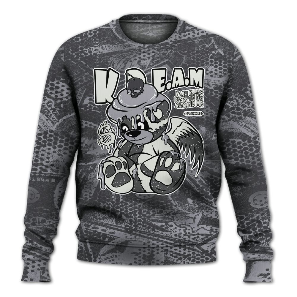 Sweatshirt To Match Fear 4s - Loot Bear All Over Print