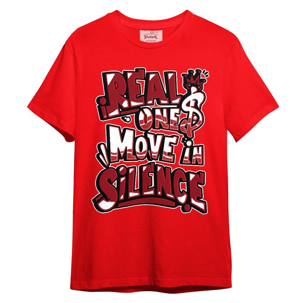 Shirt To Match Retro Cherry 12s - Ones Move In Silence Graphic Unisex Shirt