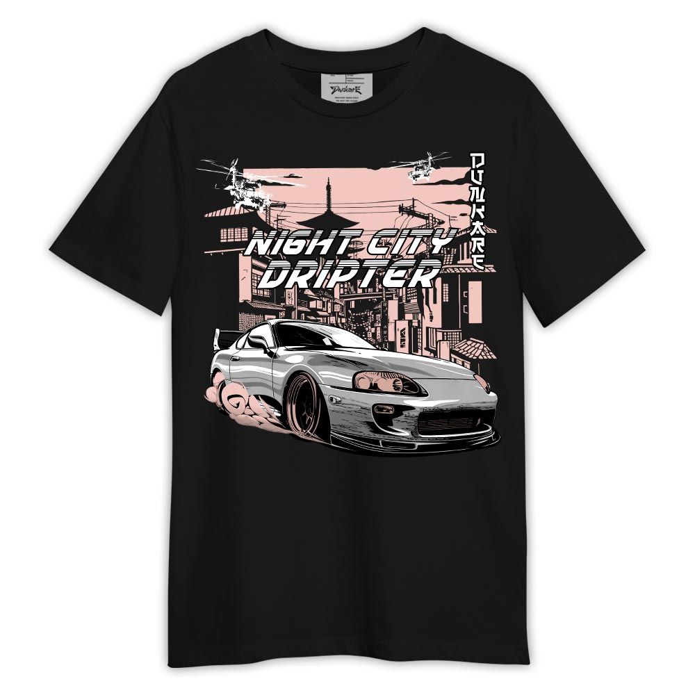 Shirt To Match Shirt Night City Dripter, Low Legend Pink 11s T-- To Match Sneaker Legend Pink 11s Graphic Tee 2404 LTRP