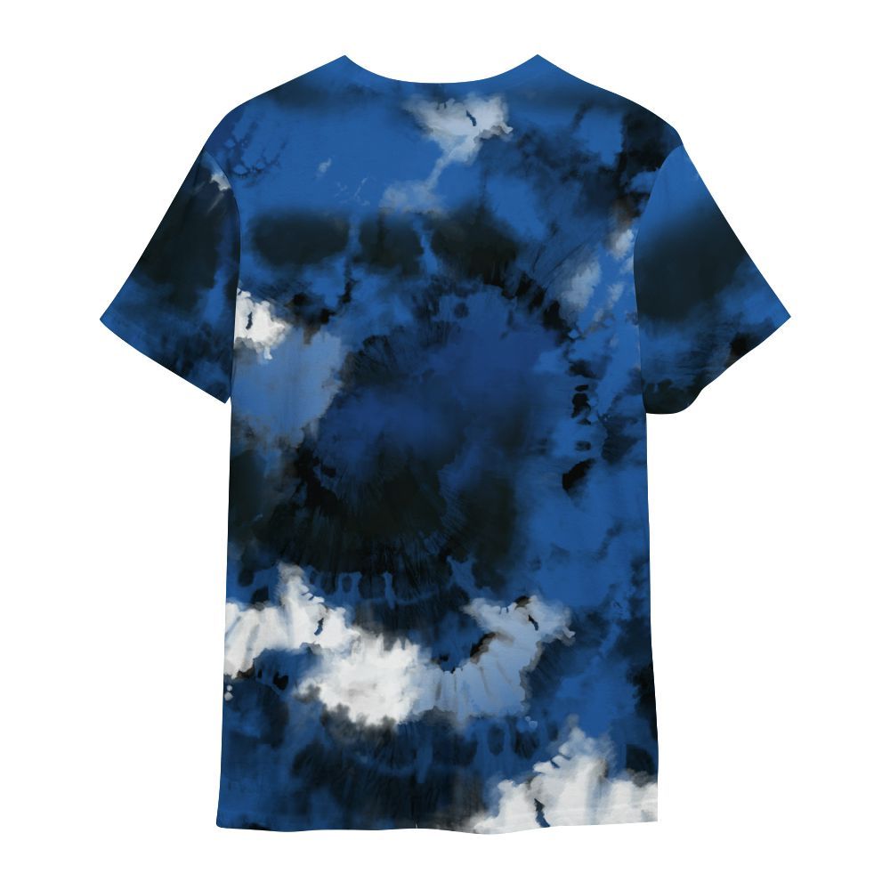 Shirt To Match Brave Blue 13s - God Blessed Tie Dye All Over Print