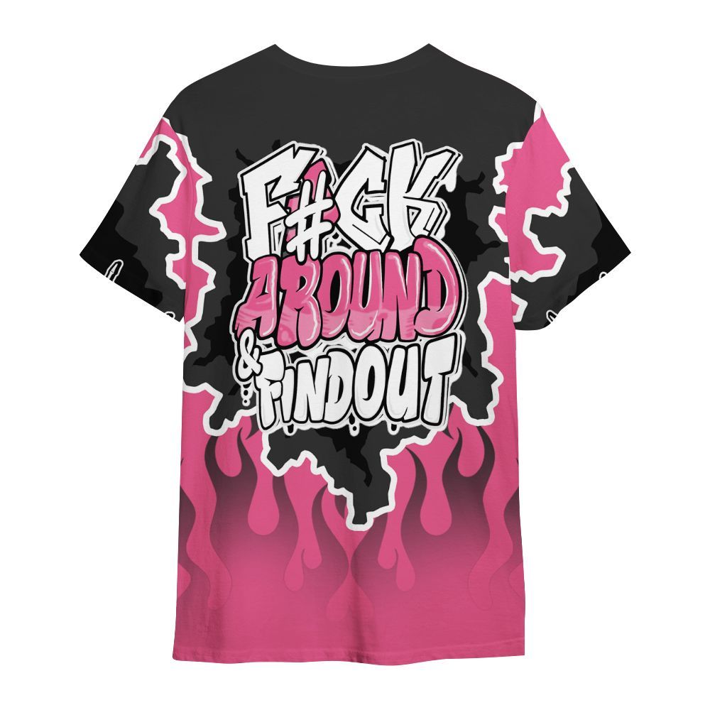 Shirt To Match Air Max SNDR Hyper Pink - F Around Find Out Graphic Trapped All Over Print