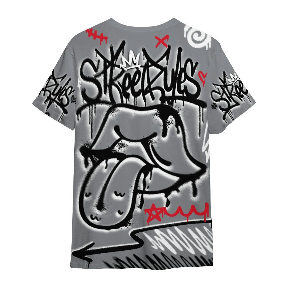Shirt To Match Black Cement 3s - Break Rules Streetwear All Over Print