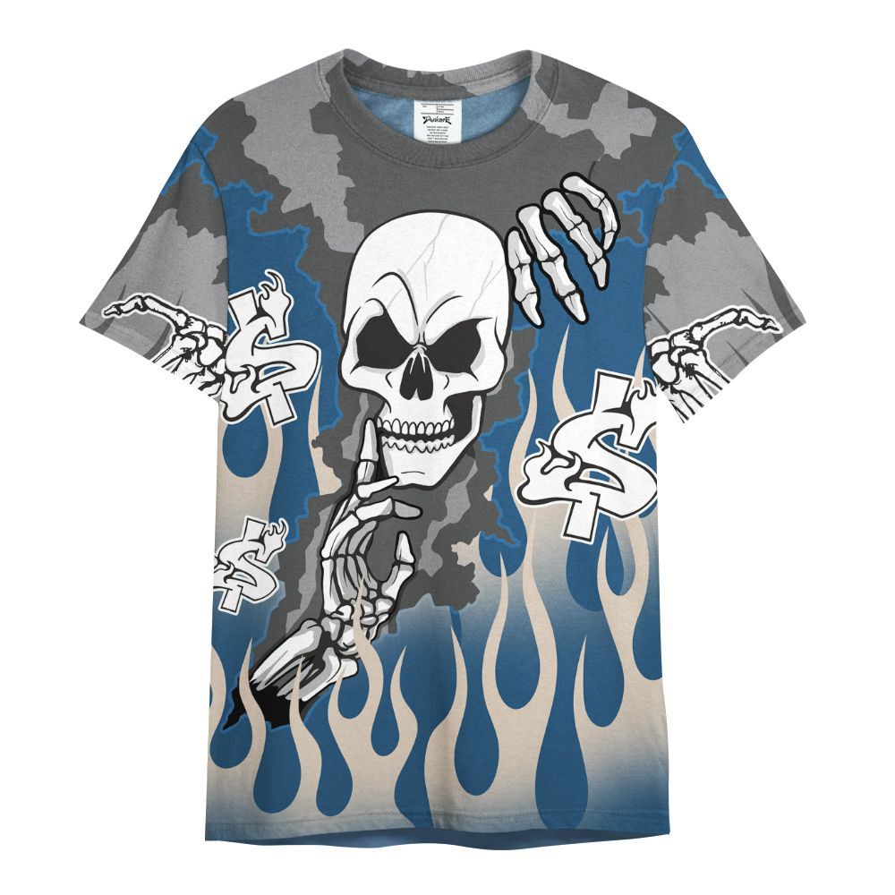 Shirt To Match Rare Air 3s - Ones Move In Silence Graphic Trapped All Over Print