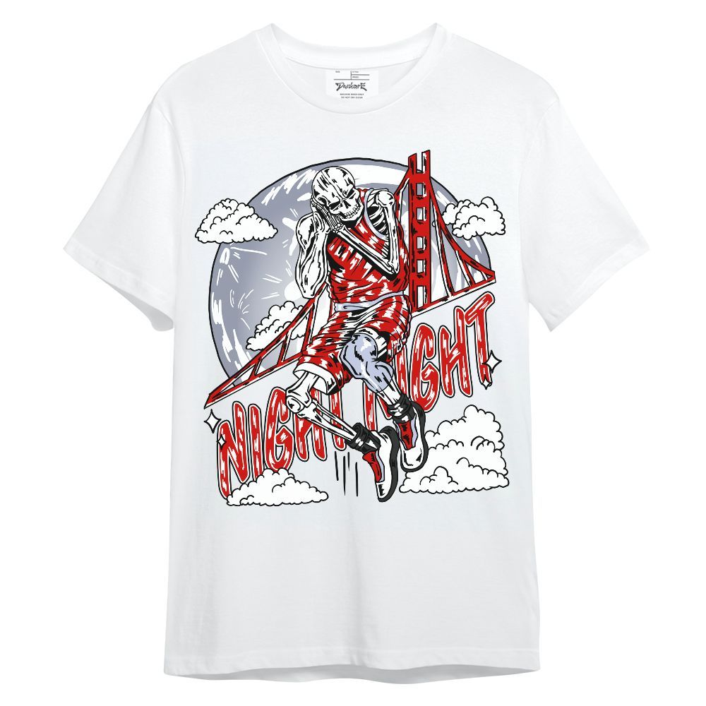 Shirt To Match Fire Red 6s - Seeya Skeleton Unisex Shirt