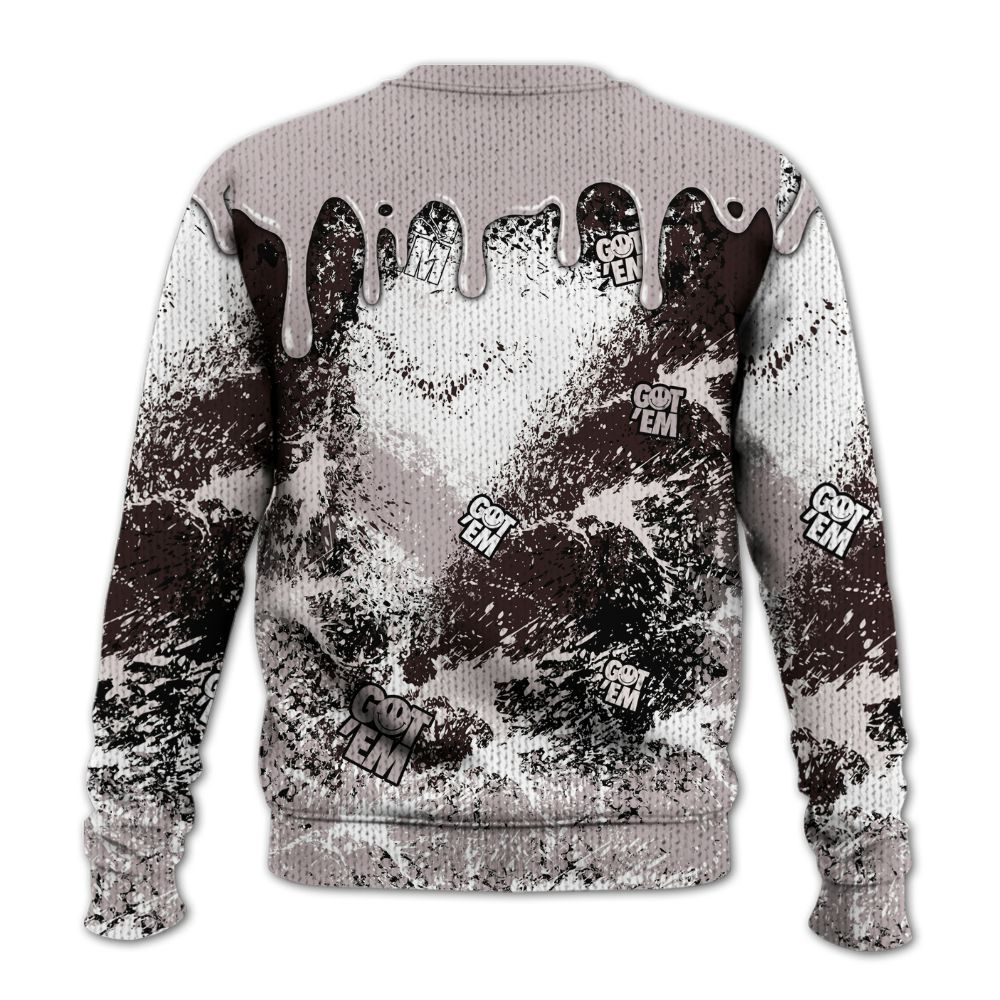 Sweater To Match AMM Air Smokey Mauve 6s - Dripping 23 Drip Graphic