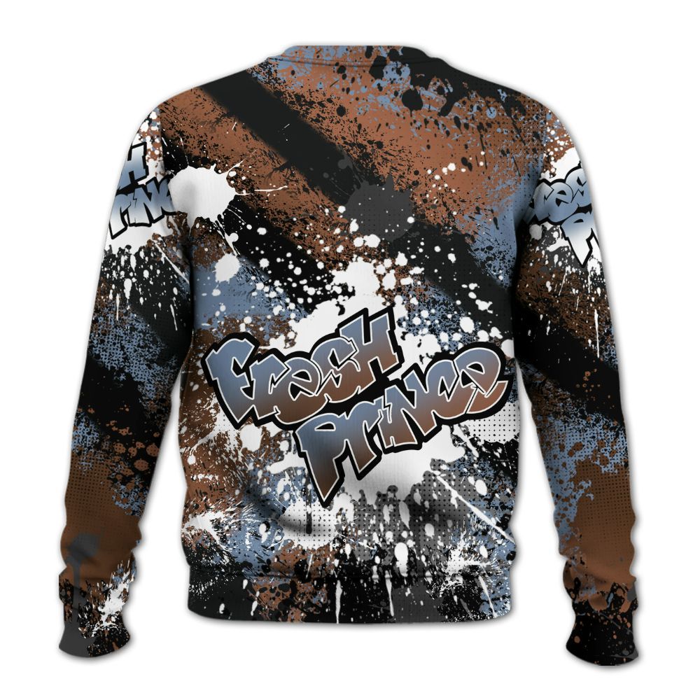Sweatshirt To Match Air Foamposite Metallic Copper - Fresh Sneaker Lick All Over Print