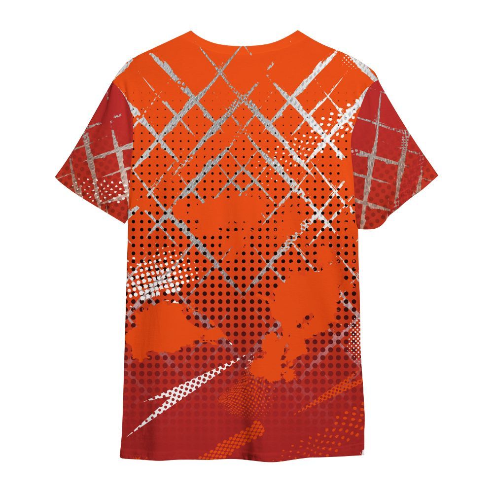 Shirt To Match Kobe 6 Protro Total Orange - Halftone Stand Business Dripping All Over Print