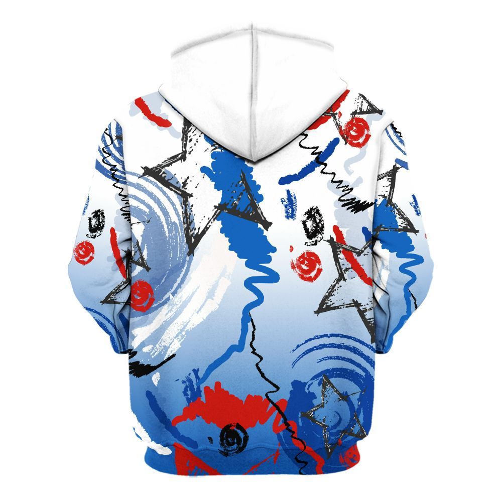 Hoodie To Match Kobe 6 Game Royal - Grind Shine Later Drip All Over Print