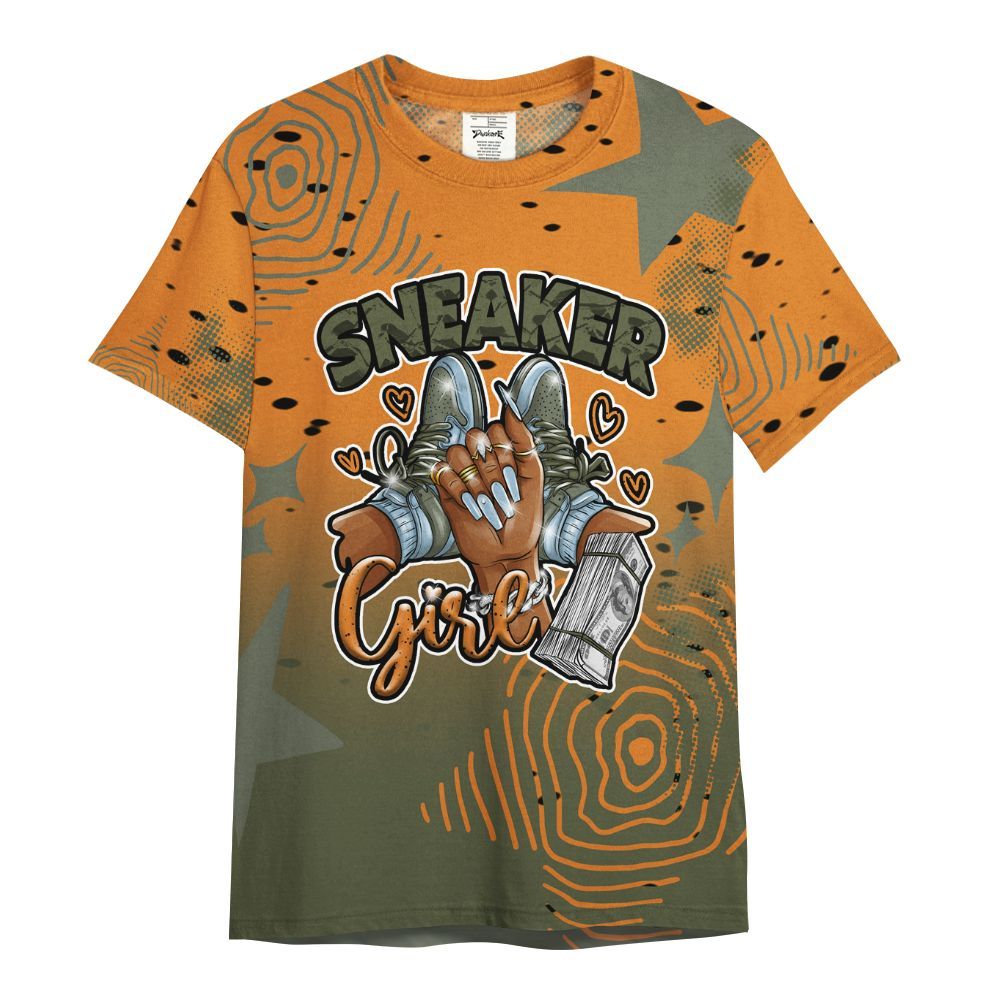 Shirt To Match Olive 5s - Sneakerz Girlz Unique Starz All Over Print