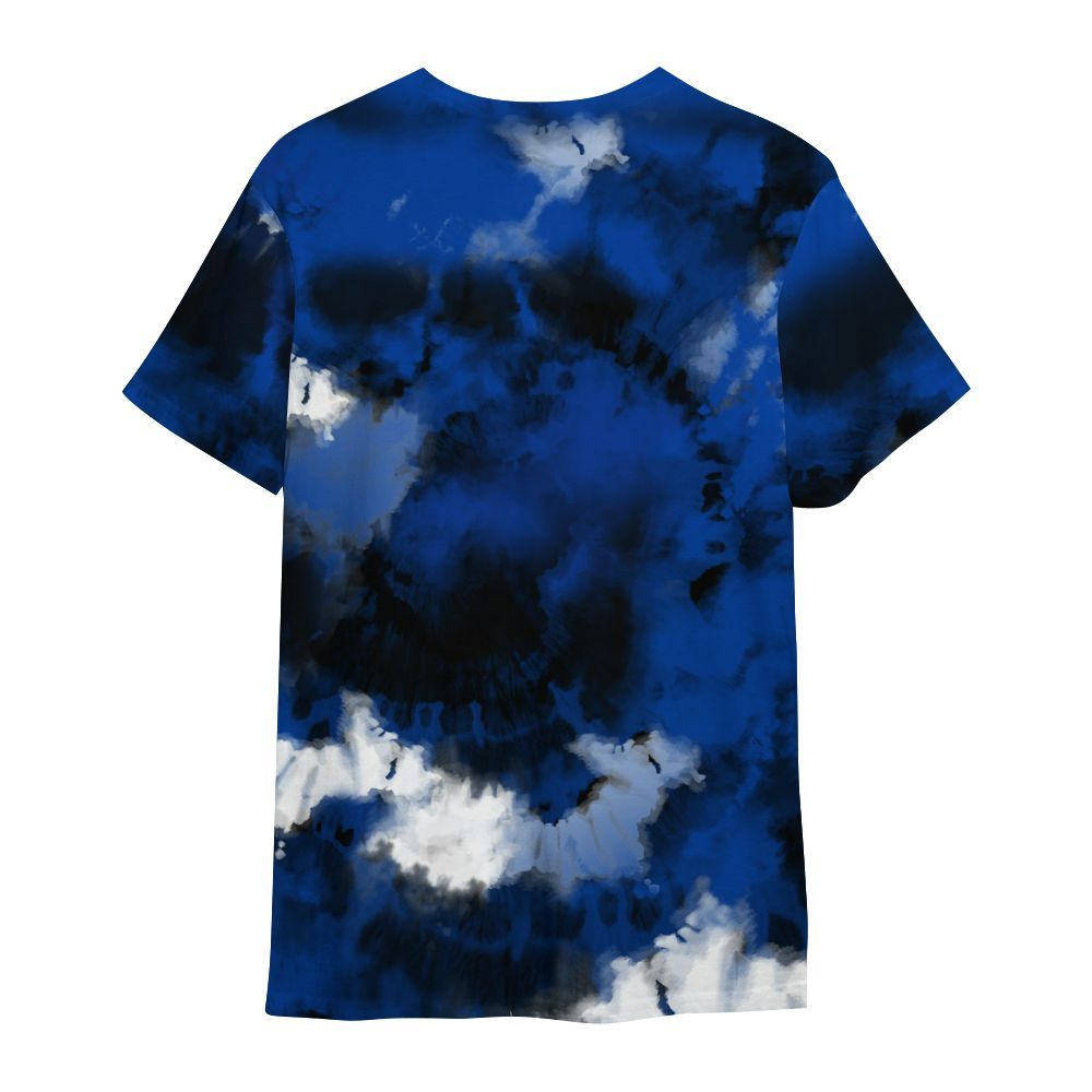 Shirt To Match Hyper Royal 12s - God Blessed Tie Dye All Over Print