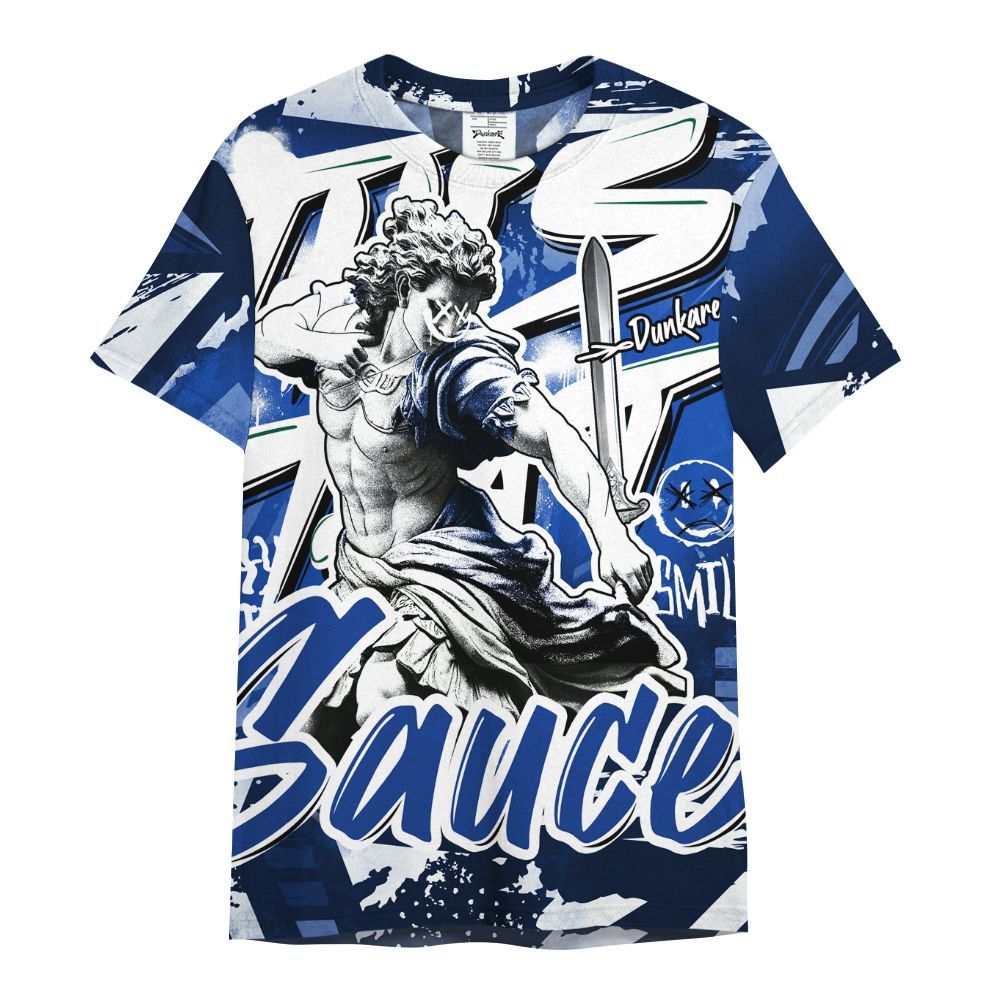 Shirt To Match Air Foamposite One Royal - This That Sauce Retro All Over Print